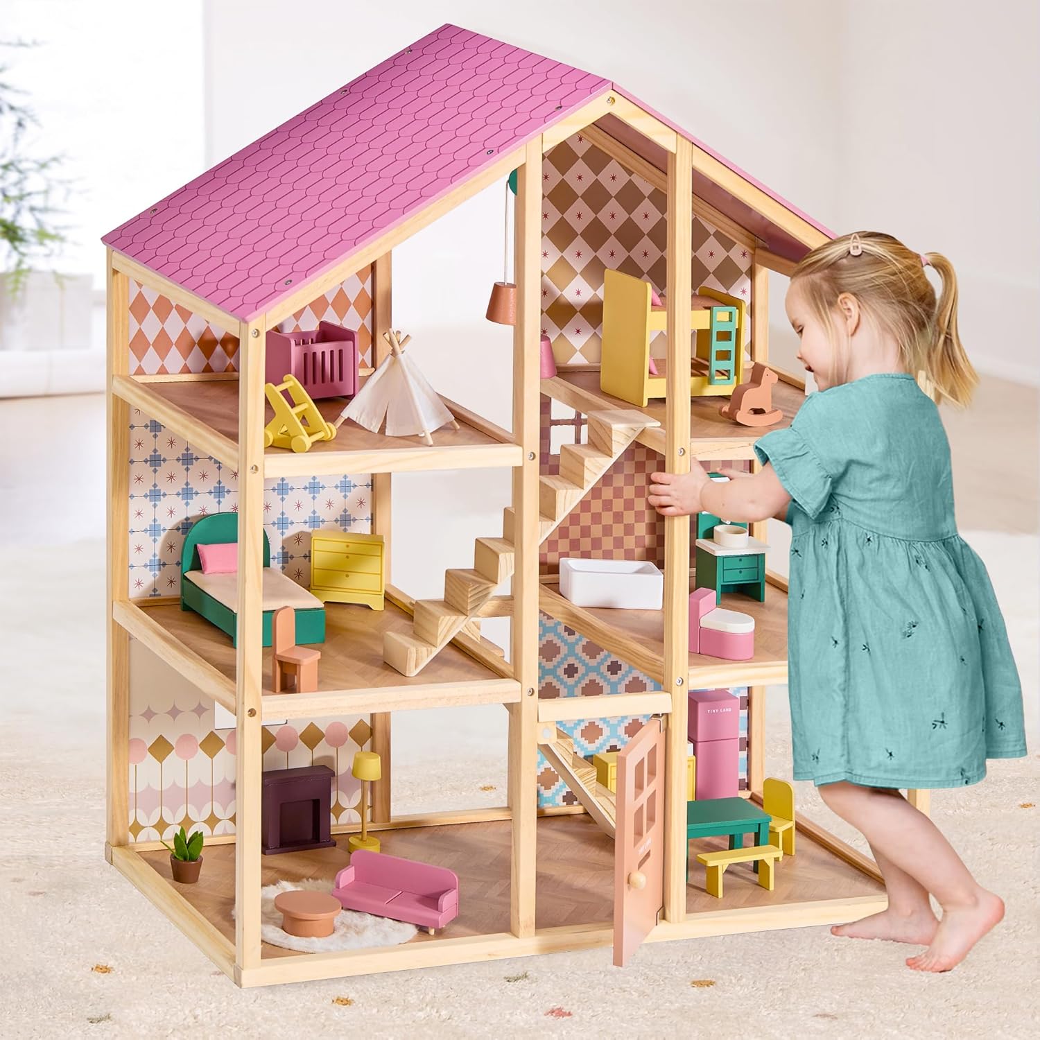 Montessori Shelf Toy - Монтессори-стеллаж для книг и игрушек для