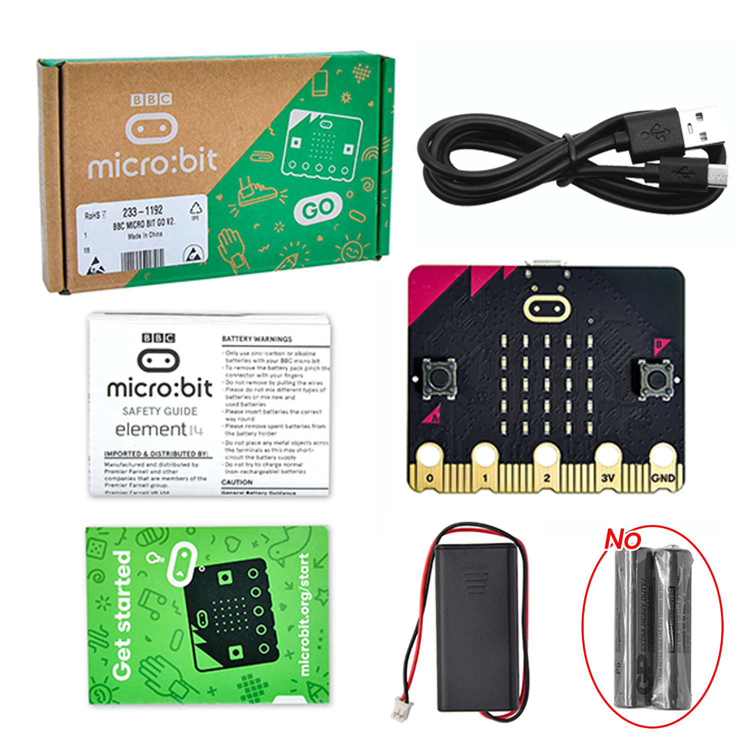 Kids Education Program - Оригинальная макетная плата BBC Micro Bit