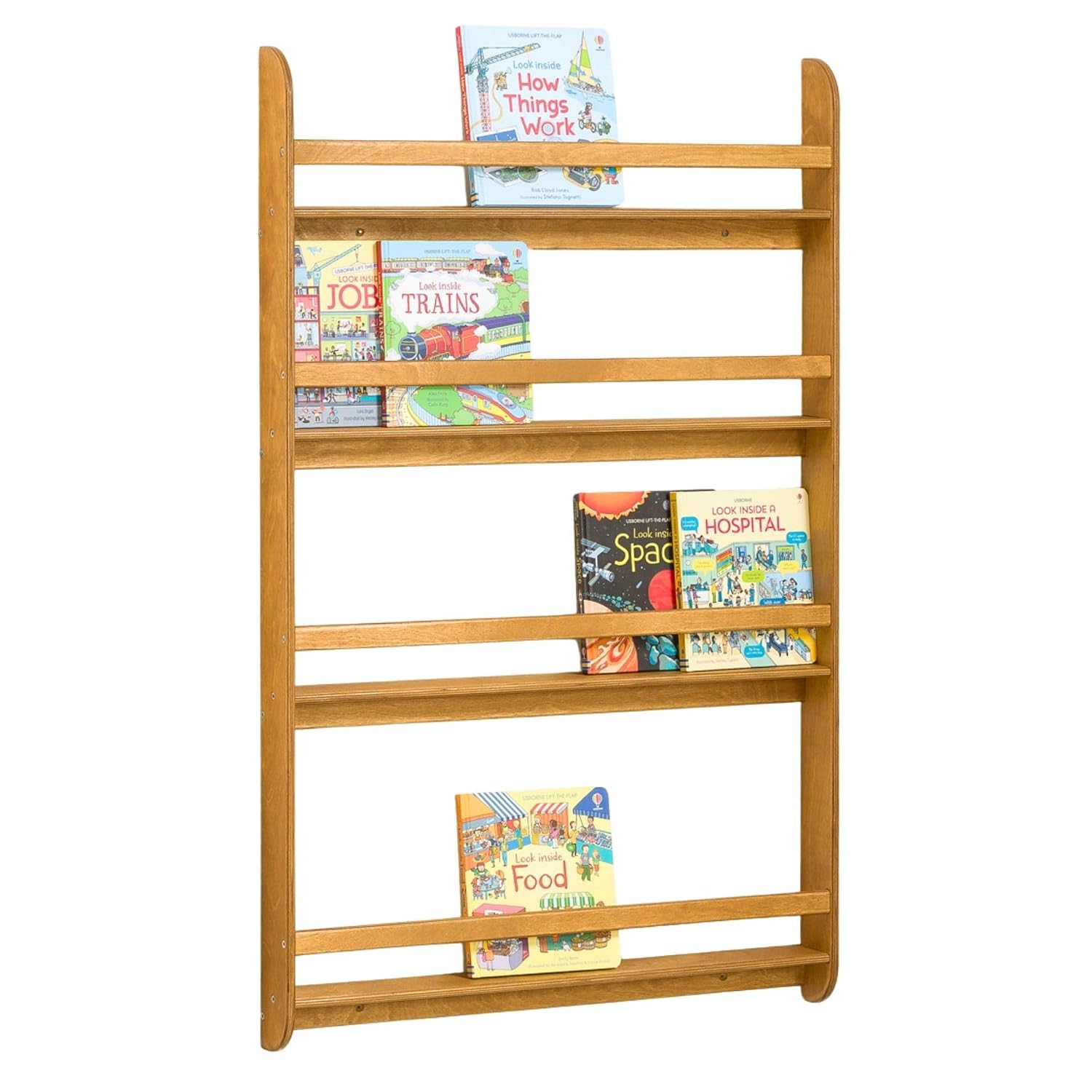 Montessori Shelf Toy - Настенная книжная полка Монтессори, органайзер для