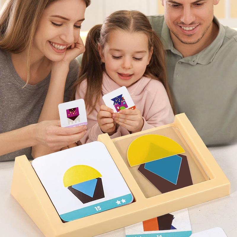 Kids Educational Game 3 - Набор развивающих логических игр «Домик»: Геометрические