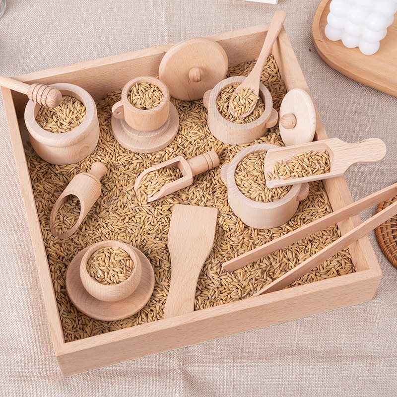Montessori Shelf Toy - Сенсорная просветляющая головоломка Монтессори, набор игрушек,
