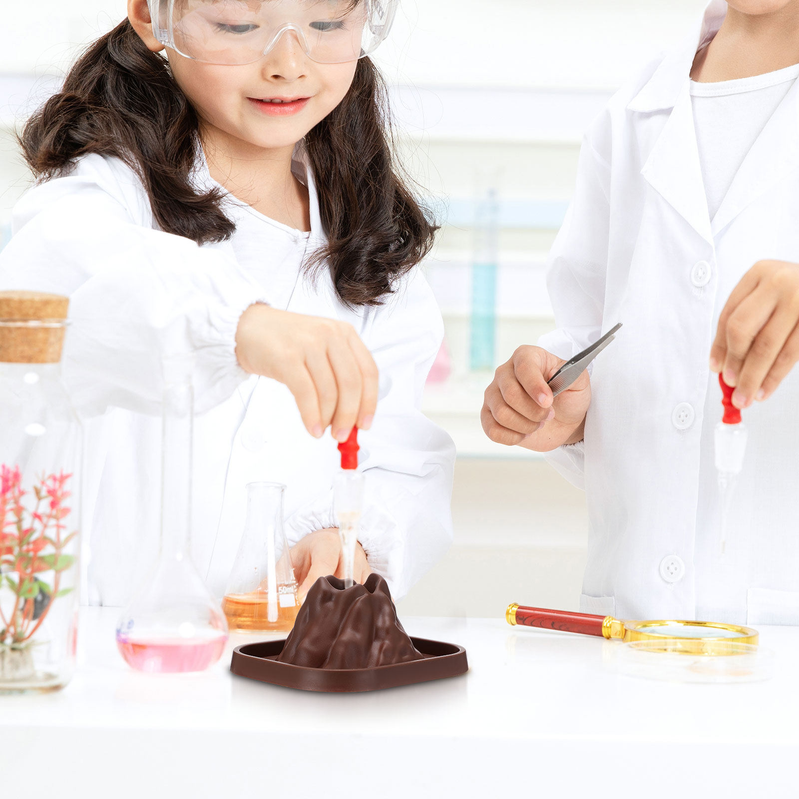Набор из 10 форм для вулкана:  – обзор и цена Science Kit Volcano