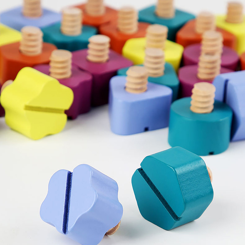 Детский Деревянный конструктор – обзор и цена Montessori Shelf Toy