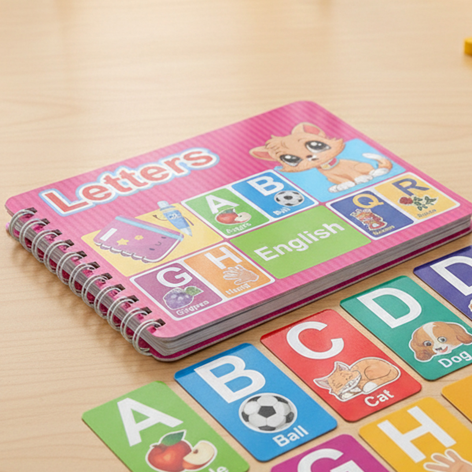 Книга-карточки для раннего раз – обзор и цена Kids Education Alphabet Numbers