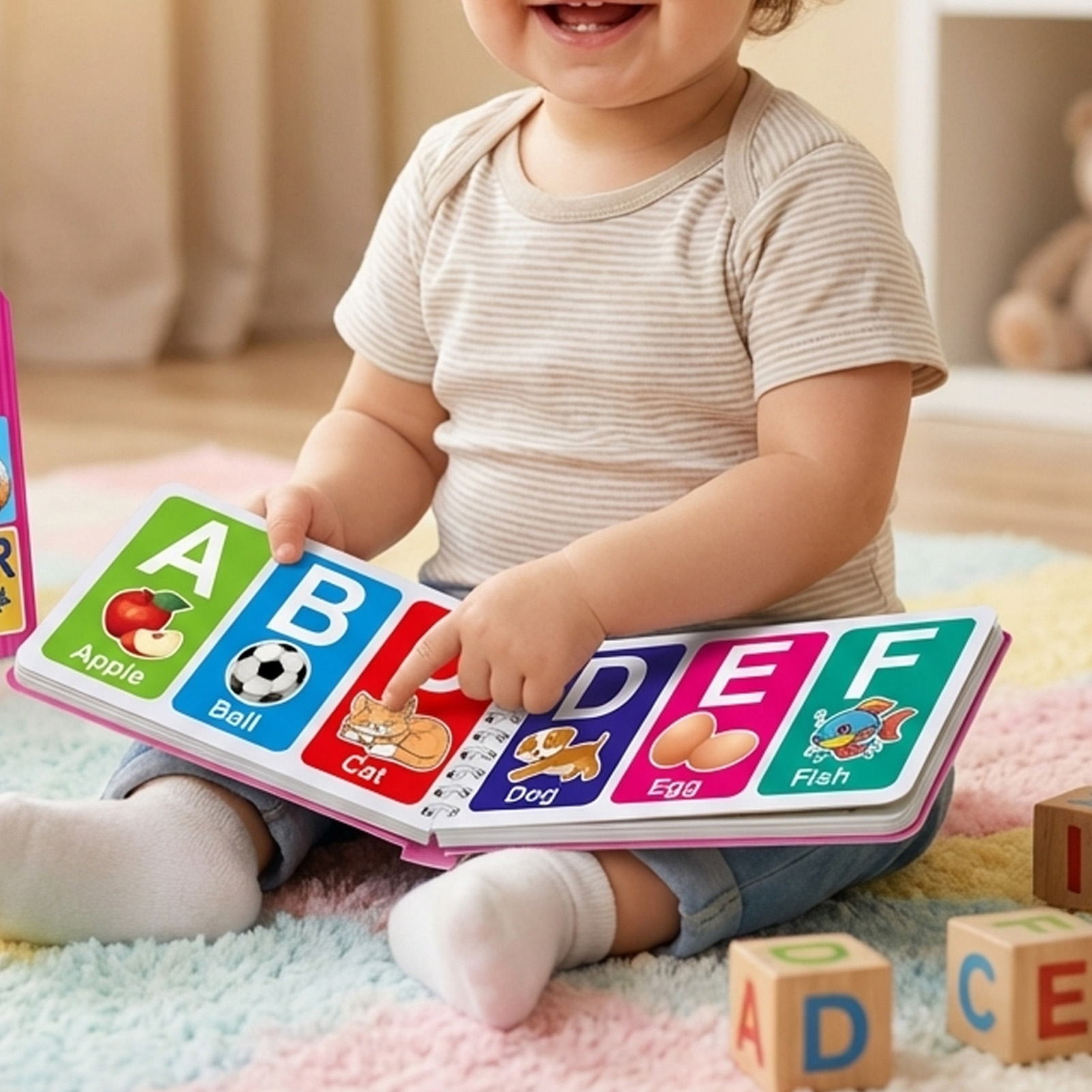 Книга-карточки для раннего раз – обзор и цена Kids Education Alphabet Numbers