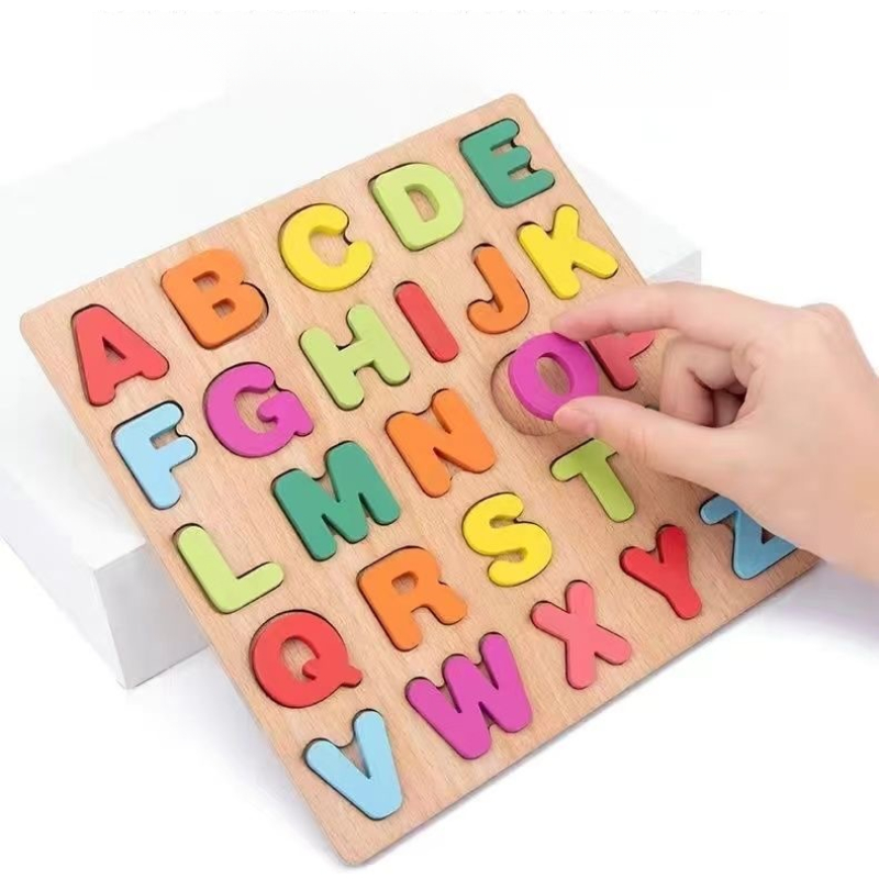 Деревянная доска-головоломка с – обзор и цена Kids Education Alphabet Numbers
