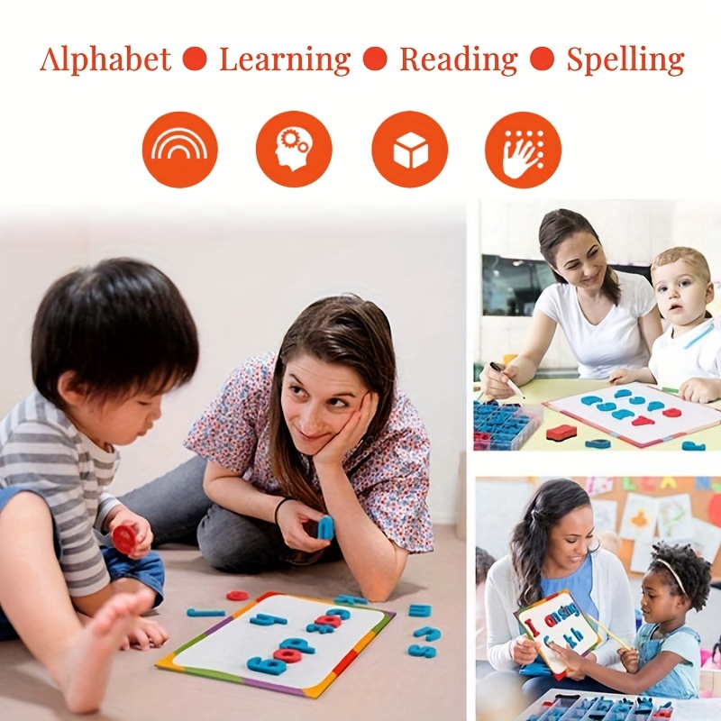 Красные и синие магнитные накл – обзор и цена Kids Education Alphabet Numbers