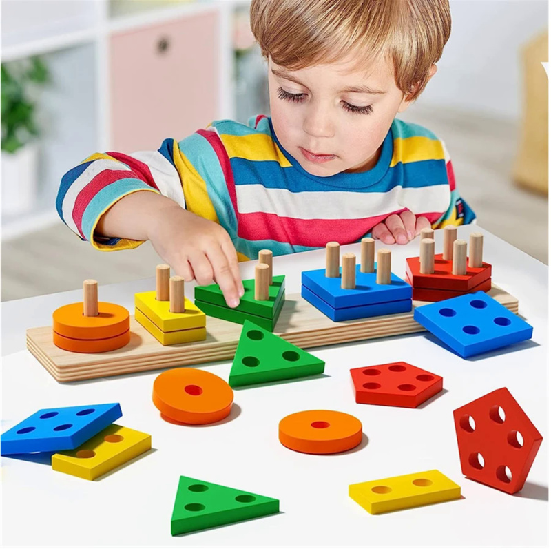 Деревянные игрушки Монтессори, – обзор и цена Kids Educational Box