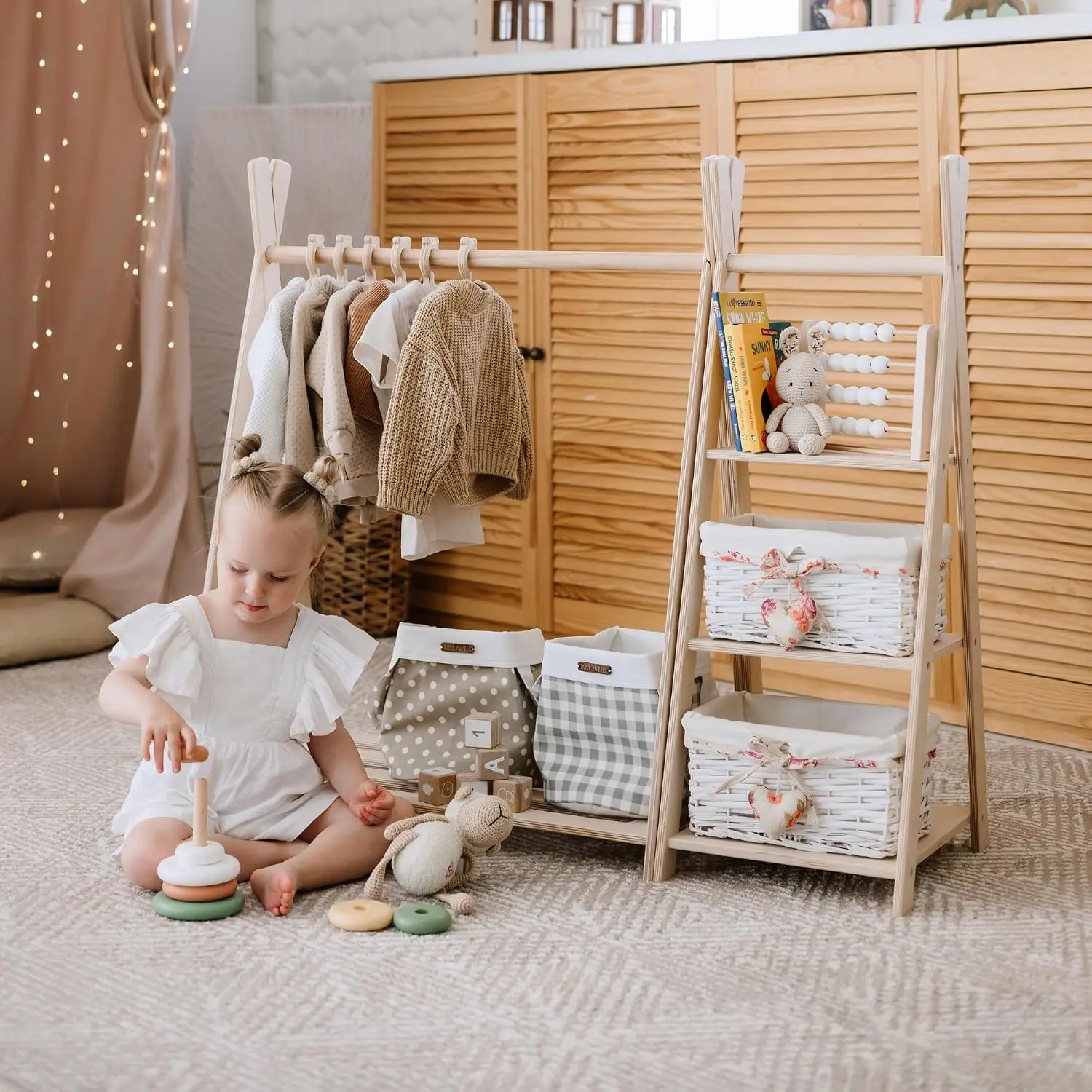 Шкаф для хранения игрушек + Мо – обзор и цена Montessori Shelf Toy